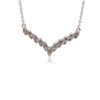 Halskette Polello Dame in Weißgold Diamante 0.44 Ct C717 - C717